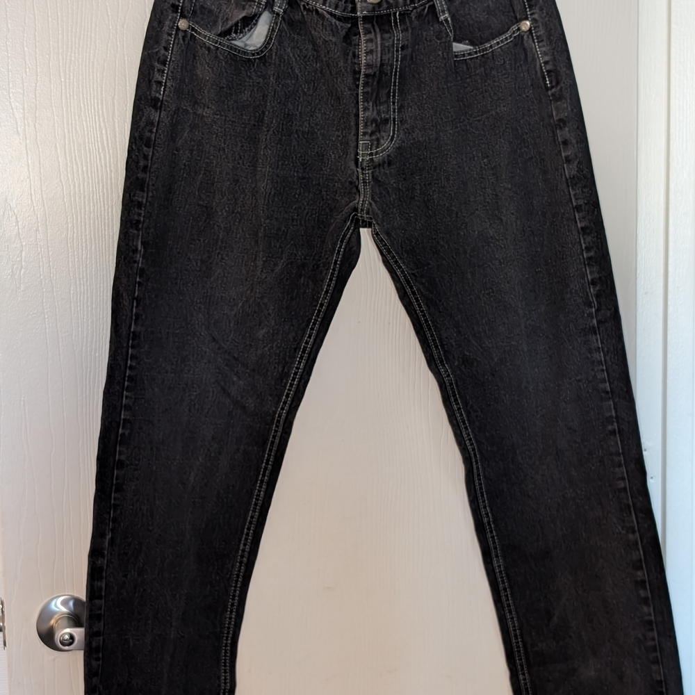 973DNM Black Jeans with Subtle Fade